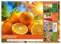 VITAMINE - Gesundheit aus der Natur (Wandkalender 2026 DIN A4 quer), CALVENDO Monatskalender