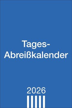 Cover Tagesabreißkalender groß 2026