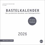 Premium-Bastelkalender weiß klein 2026 Premium-Bastelkalender weiß klein 2026