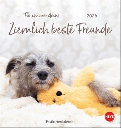 Cover Ziemlich beste Freunde Postkartenkalender 2026 - Für immer dein