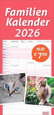 Cover times&more Katzen Familienplaner 2026
