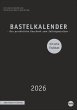 Premium-Bastelkalender schwarz A4 2026 - Bild 1
