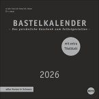 Premium-Bastelkalender schwarz klein 2026 Premium-Bastelkalender schwarz klein 2026