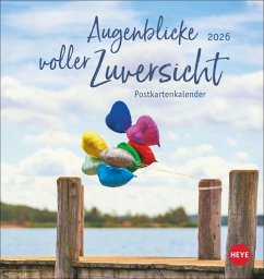 Cover Augenblicke voller Zuversicht Postkartenkalender 2026