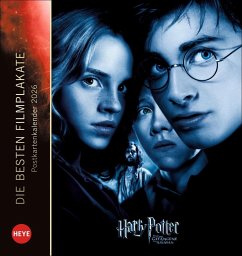 Cover Harry Potter Filmplakate Postkartenkalender 2026