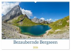 Bezaubernde Bergseen (Wandkalender 2026 DIN A2 quer), CALVENDO Monatskalender