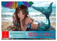 Cover Meerjungfrauen - geheimnisvolle Schönheiten des Meeres (Wandkalender 2026 DIN A2 quer), CALVENDO Monatskalender
