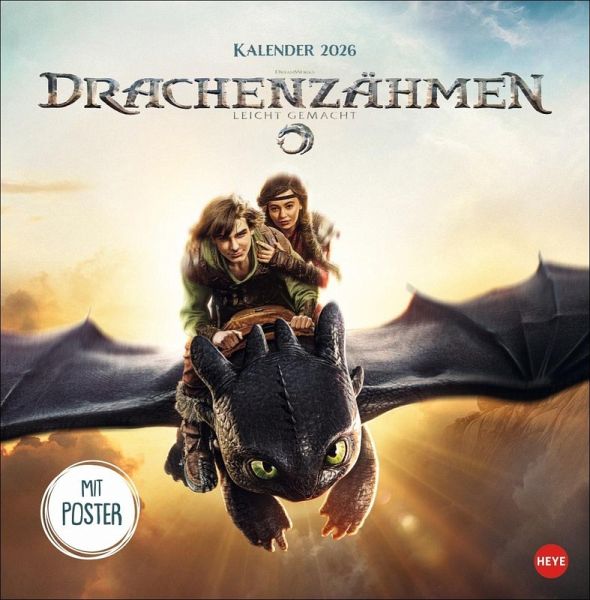 Drachenzähmen Broschurkalender 2026 Drachenzähmen Broschurkalender 2026