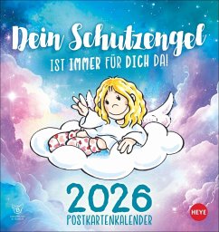 Cover Schutzengel Postkartenkalender 2026