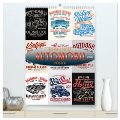 Automobile - nostalgische Poster (hochwertiger Premium Wandkalender 2026 DIN A2 hoch), Kunstdruck in Hochglanz Automobile - nostalgische Poster (hochwertiger Premium Wandkalender 2026 DIN A2 hoch), Kunstdruck in Hochglanz
