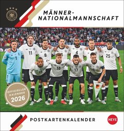 Cover DFB Männer Postkartenkalender 2026
