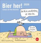 Peter Butschkow: Bier her Postkartenkalender 2026 Peter Butschkow: Bier her Postkartenkalender 2026