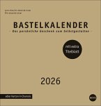 Premium-Bastelkalender gold mittel 2026 Premium-Bastelkalender gold mittel 2026