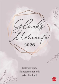 Cover Kreativkalender Glücksmomente A4 2026