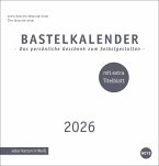Premium-Bastelkalender weiß mittel 2026 Premium-Bastelkalender weiß mittel 2026