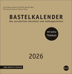 Premium-Bastelkalender gold groß 2026 Premium-Bastelkalender gold groß 2026