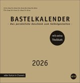 Premium-Bastelkalender gold groß 2026 Premium-Bastelkalender gold groß 2026