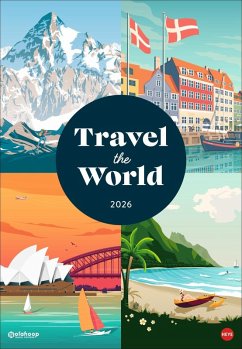 Cover Travel the World Posterkalender 2026