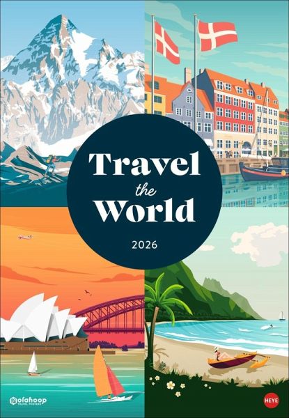 Travel the World Posterkalender 2026 Travel the World Posterkalender 2026