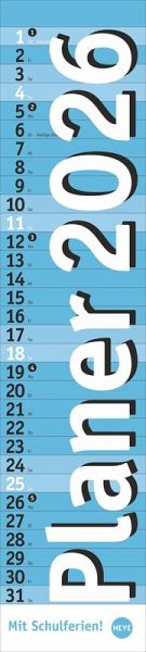 Langplaner, hellblau 2026 Langplaner, hellblau 2026