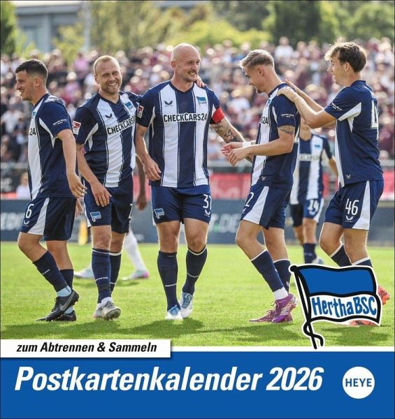 Hertha BSC Postkartenkalender 2026 Hertha BSC Postkartenkalender 2026
