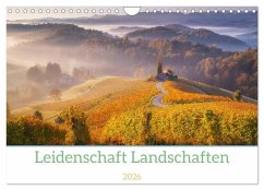 Cover Leidenschaft Landschaften (Wandkalender 2026 DIN A4 quer), CALVENDO Monatskalender