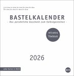 Premium-Bastelkalender weiß groß 2026 Premium-Bastelkalender weiß groß 2026