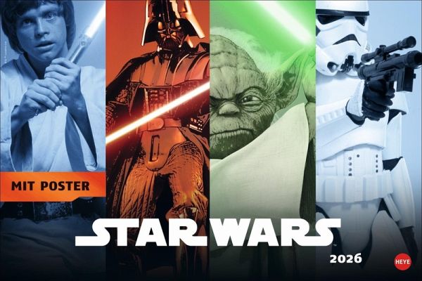 Star Wars Broschur XL Kalender 2026 Star Wars Broschur XL Kalender 2026