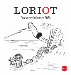 Loriot Postkartenkalender 2026 - Loriot