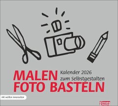 Cover times&more Bastelkalender silber 2026