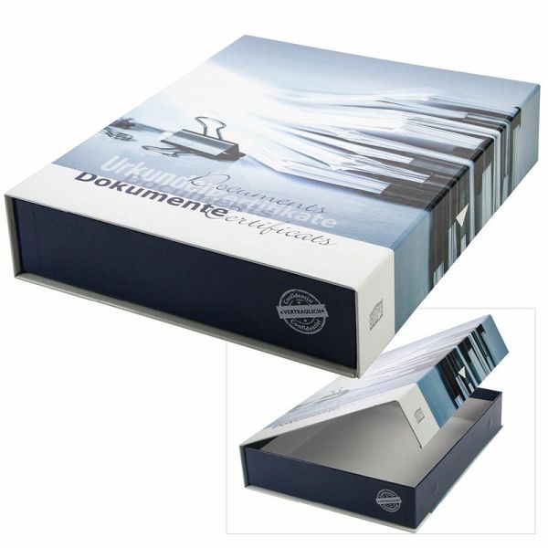 Dokumentenbox für Dokumente und Urkunden
