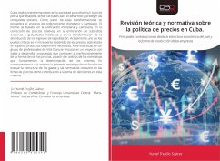 Revisión teórica y normativa sobre la política de precios en Cuba - Trujillo Suárez, Yuniel