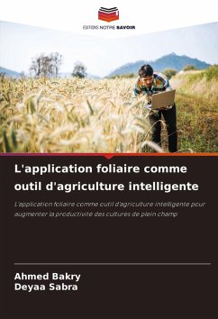 Cover L'application foliaire comme outil d'agriculture intelligente