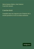 L'ancien droit L'ancien droit