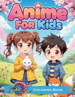 Cover Anime Coloring Book for Kids