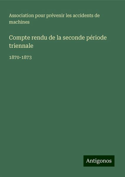 Compte rendu de la seconde période triennale Compte rendu de la seconde période triennale