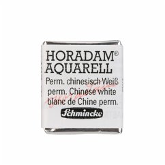 Schmincke Horadam Aquarell 1/2 Näpfchen, Permanent chinesisch Weiß