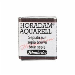Schmincke Horadam Aquarell 1/2 Näpfchen, Sepiabraun