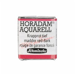 Schmincke Horadam Aquarell 1/2 Näpfchen, Krapprot tief