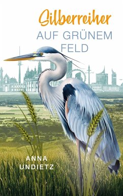 Cover Silberreiher auf grünem Feld