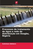 Processos de tratamento de água e rede de distribuição em Osogbo, Nigéria