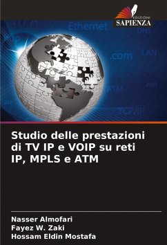 Cover Studio delle prestazioni di TV IP e VOIP su reti IP, MPLS e ATM