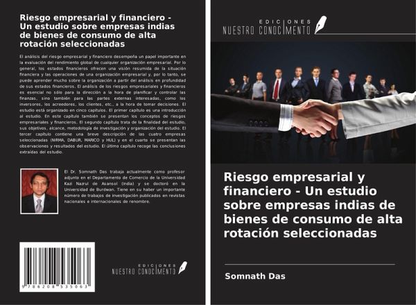 Riesgo empresarial y financiero - Un estudio sobre empresas indias de bienes de consumo de alta rotación seleccionadas