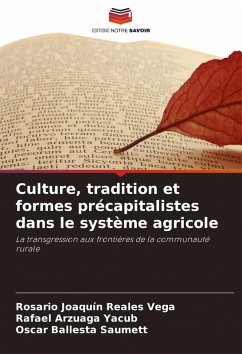 Cover Culture, tradition et formes précapitalistes dans le système agricole