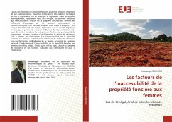 Cover Les facteurs de l'inaccessibilité de la propriété foncière aux femmes