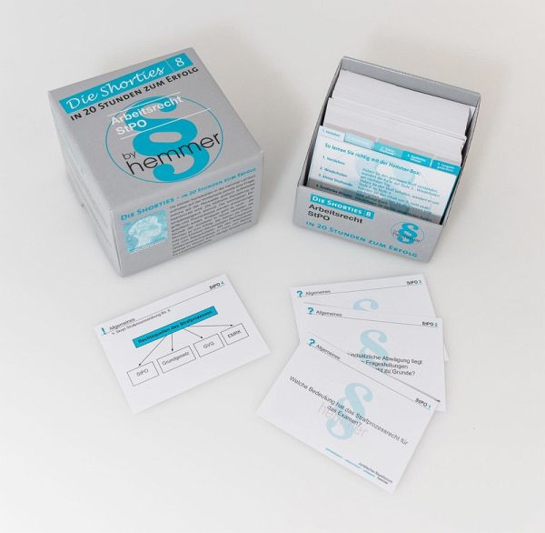 Shorties Box 8: Arbeitsrecht, Strafprozessordnung (StPO) Shorties Box 8: Arbeitsrecht, Strafprozessordnung (StPO)