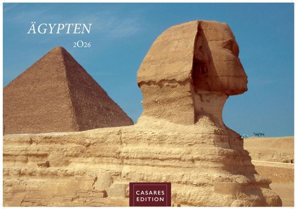 Ägypten Kalender 2026 - Wandkalender   Fotokalender Afrika 35x50 cm - mit atemberaubenden Fotos der Pyramiden, Sphinx, Luxor & mehr