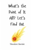 What's the Point of It All? Let's Find Out