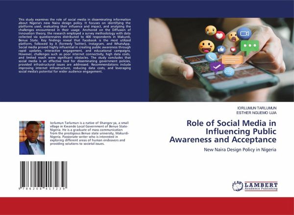 Role of Social Media in Influencing Public Awareness and Acceptance