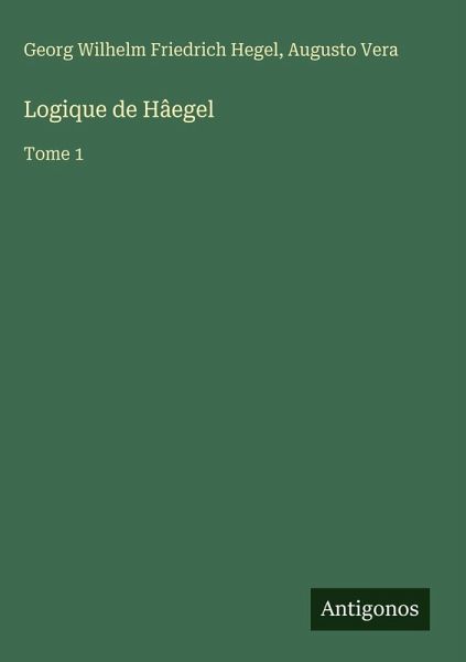 Logique de Hâegel Logique de Hâegel